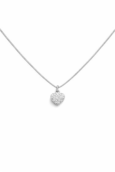 Collana Promesse Donna in Oro bianco Diamante 0.05 Ct PNSIX2 - PNSIX2